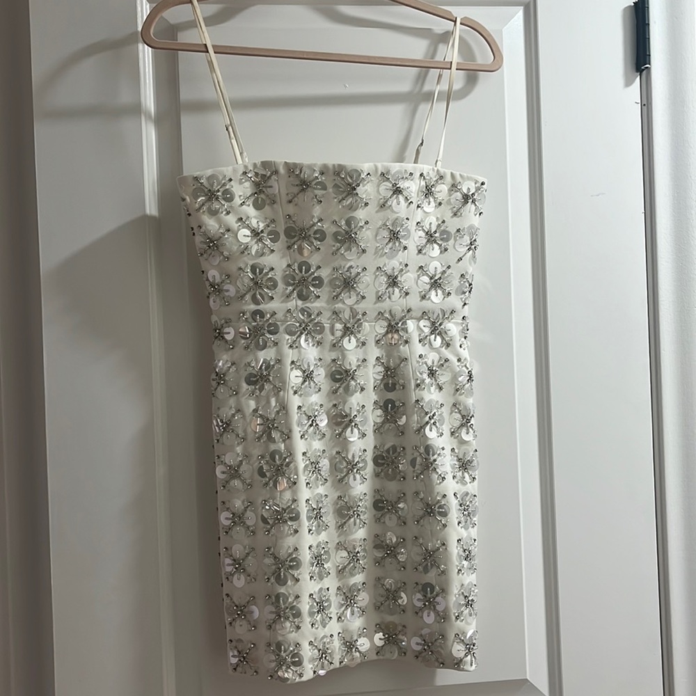 Oh Polly embellished mini dress